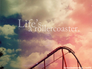 brownies, inspirational, life, photography, rollercoaster, typography