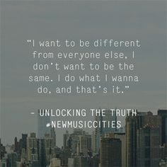 Unlocking The Truth quote discussing heavy metal taken from Dazed x ...