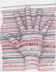 This doodle gives the simple idea of tracing your hand a whole new ...