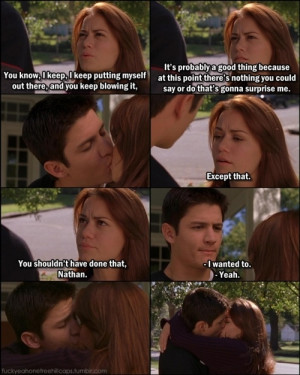 One Tree Hill - Nathan and Haley's first kiss :) Switchfoot - Dare You ...
