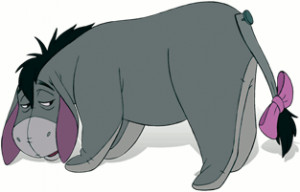 Eeyore as depicted by Disney