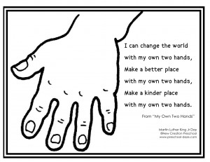 Download a Change the World Coloring Page (Shown Above)