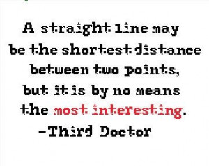 Doctor Who Quote Series 1 Third Doctor Pattern by EmmasCrossStitch, $3 ...