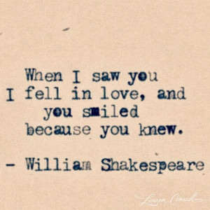 William Shakespeare Love Quotes