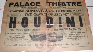 Houdini plays the Palace