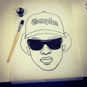 Eazy E Smoking Weed Feb 2013 my eazy-e piece