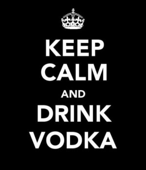 alcohol, black, drink, keep calm, message, vodka