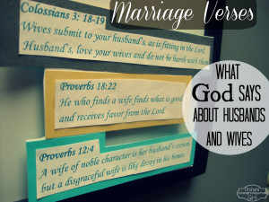 What God says about wives and husbands