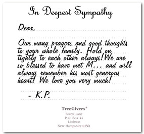 Sympathy Cards Sayings