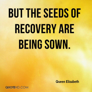 but the seeds of recovery are being sown.