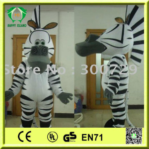 hi en71 promozionali madagascar cartoon costume mascotte zebra