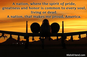 nation, where the spirit of pride, greatness and honor is common to ...