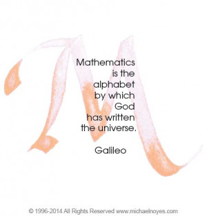 Math Quotes Galileo | Galileo, Calligraphy Art Plaques