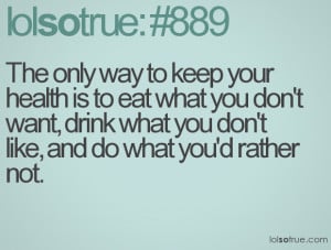 funny healthy eating quotes