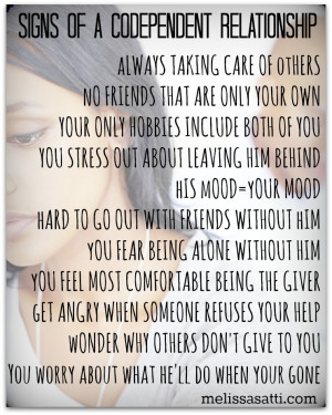 Signs of Codependent Relationships