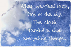 Sky Clouds Awareness Non-Duality Quote