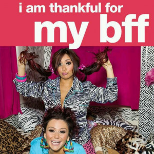 Jwoww and Snooki , thankful for best friends !