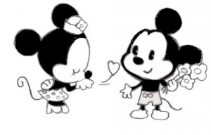 Mickey Mouse disney minnie mouse cute couple mickey minnie