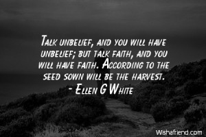 Ellen G White Quotes On Faith