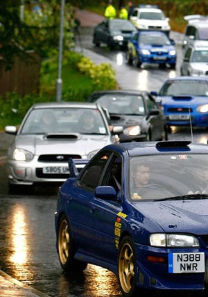 20-mile-long convoy of Subarus to celebrate life of Colin McRae
