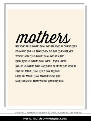 Mom Quotes - Love Quotes - Collection Of Inspiring Quotes, Sayings ...