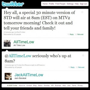 All Time Low Jack Barakat Quotes Like · all time low tweet