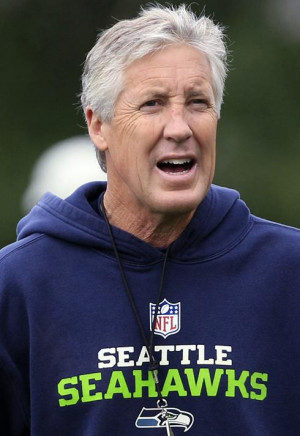 Seahawks coach Pete Carroll is currently touting his new book Win ...