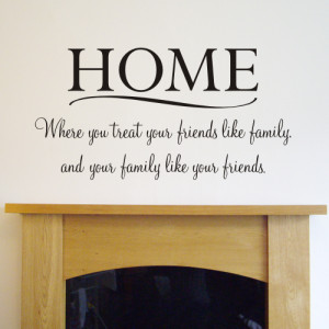 HOME Wall quote sticker - WA094X