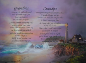 Details about GRANDMA & GRANDPA PERSONALIZED POEMS CHRISTMAS GIFT