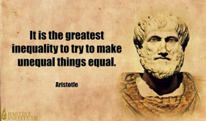 Aristotle On Egalitarianism...