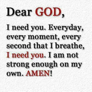 need God