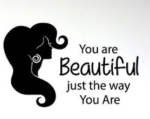 Decals Girl Hairdre ssing Salon Beauty Salon Wall Quotes Wall Words ...