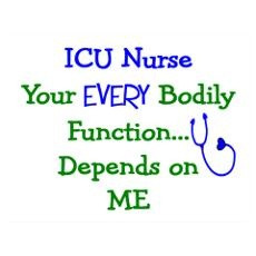 ICU -- Critical Care!. I am ridiculously in love with this job.