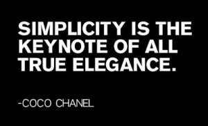 True Elegance by Coco Chanel