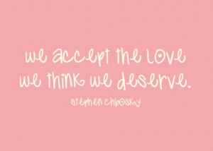 stephen chbosky - good quote