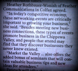 Newspaper Publicity Quotes Cropped and Effects