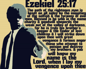 Ezekiel 25 17 Pulp Fiction Quote Picture