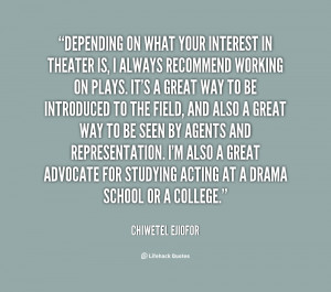Quotes About Theatre Preview quote
