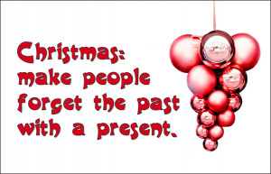 Red sarcastic Christmas card with red Christmas balls: Christmas: Make ...