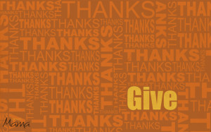 Thanksgiving Give Thanks Quotes Wallpaper