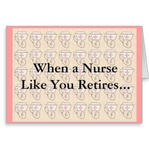 Funny Nurse Retirement Card