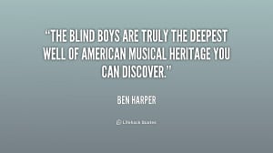 The Blind Boys are truly the deepest well of American musical heritage ...