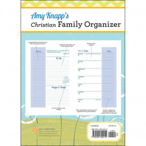 2015 Family Organizer Amy Knapp Christian