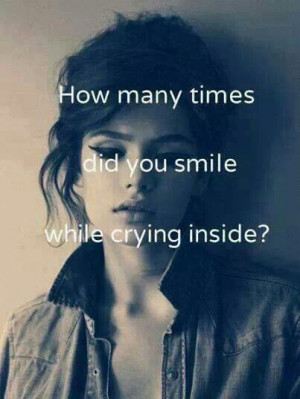 Crying inside