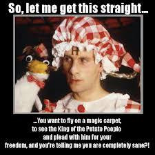 She's stealing your pension! [Old man wakes up] No, he's fine ...