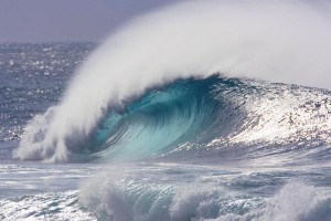 Hawaiian Surf Print by Pete Hodgson