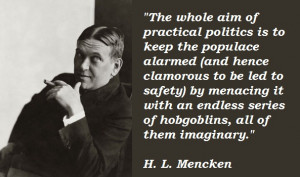 Notable Quote – H.L. Mencken