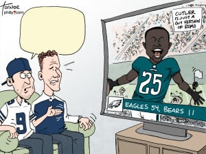Cowboys vs. Eagles cartoon caption contest
