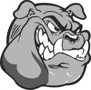 Bulldog Mascot Cartoon