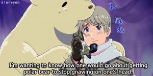 anime russia hetalia poler bear animated GIF